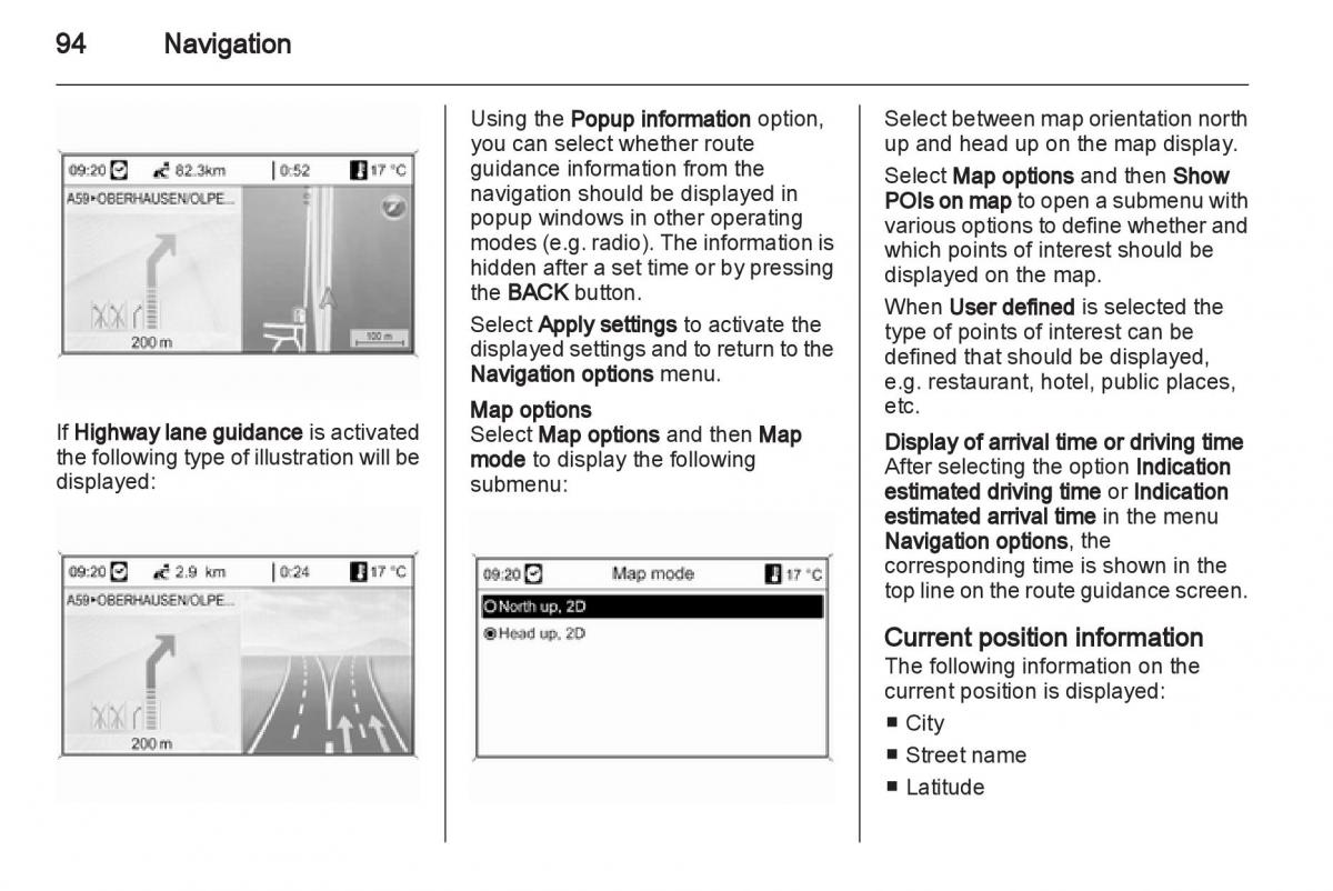 Opel Insignia manual / page 94