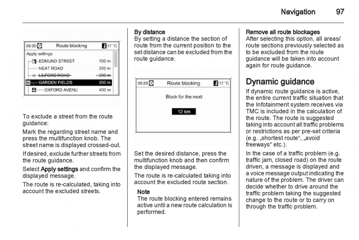 Opel Insignia manual / page 97