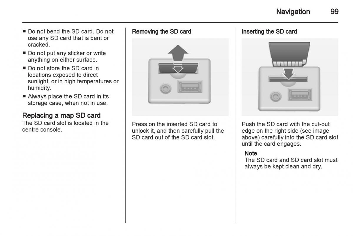 Opel Insignia manual / page 99