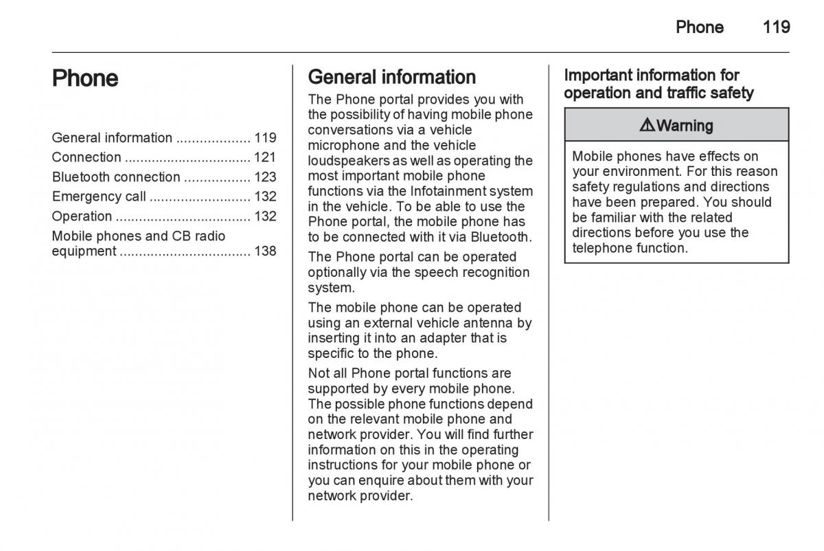 Opel Insignia manual / page 119