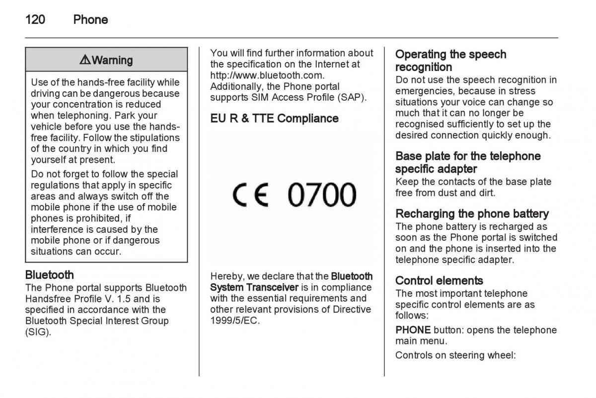 Opel Insignia manual / page 120