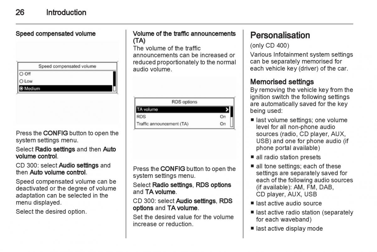 Opel Insignia manual / page 26