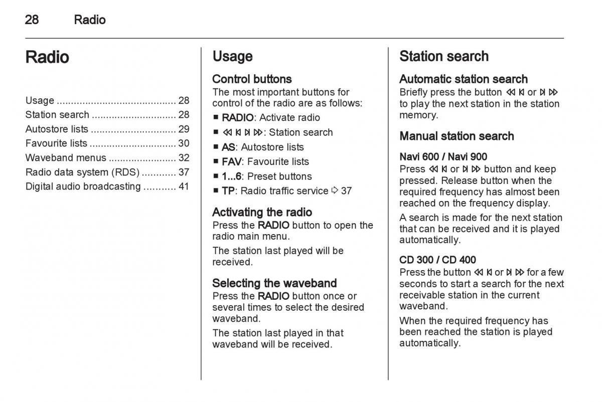 Opel Insignia manual / page 28