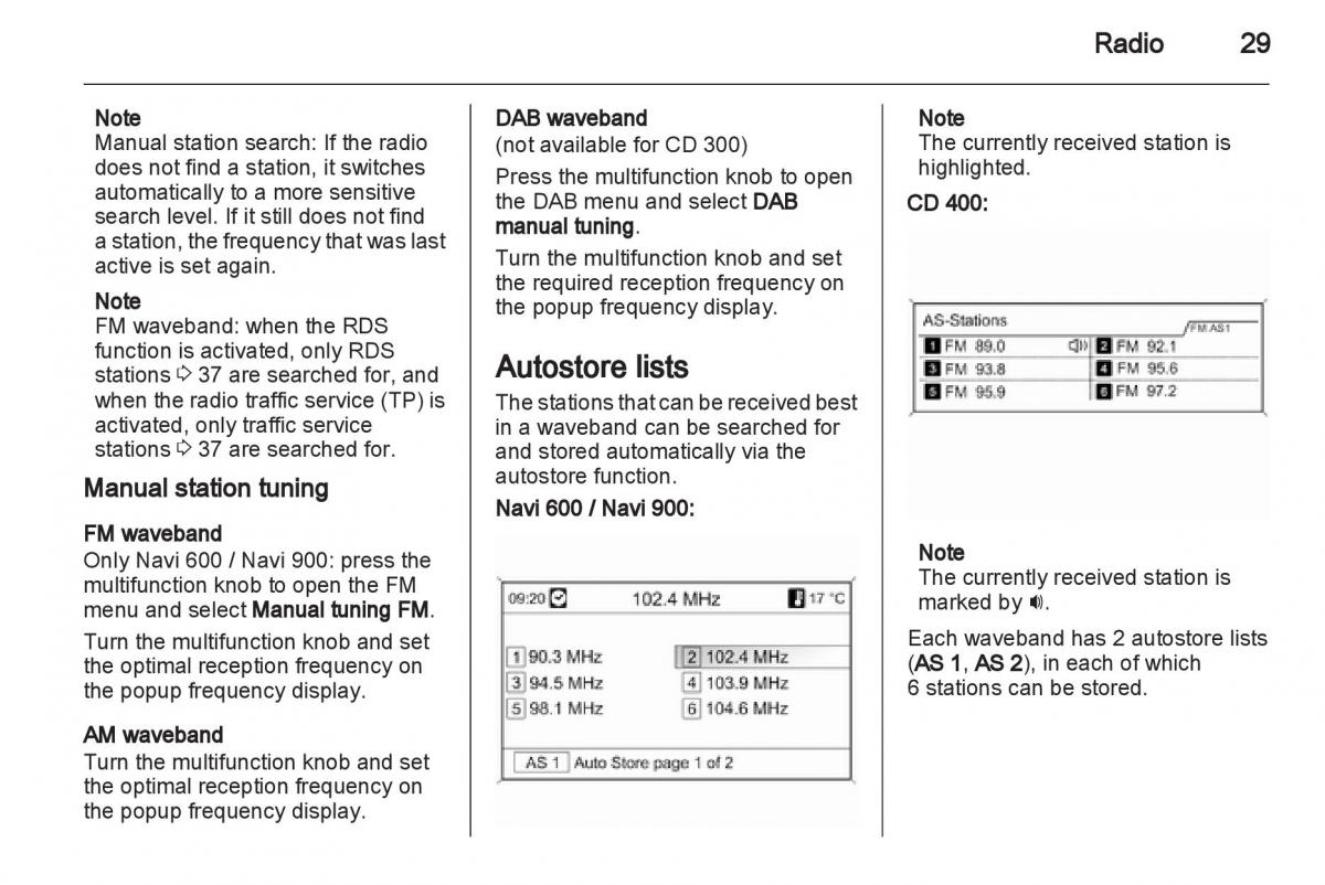 Opel Insignia manual / page 29