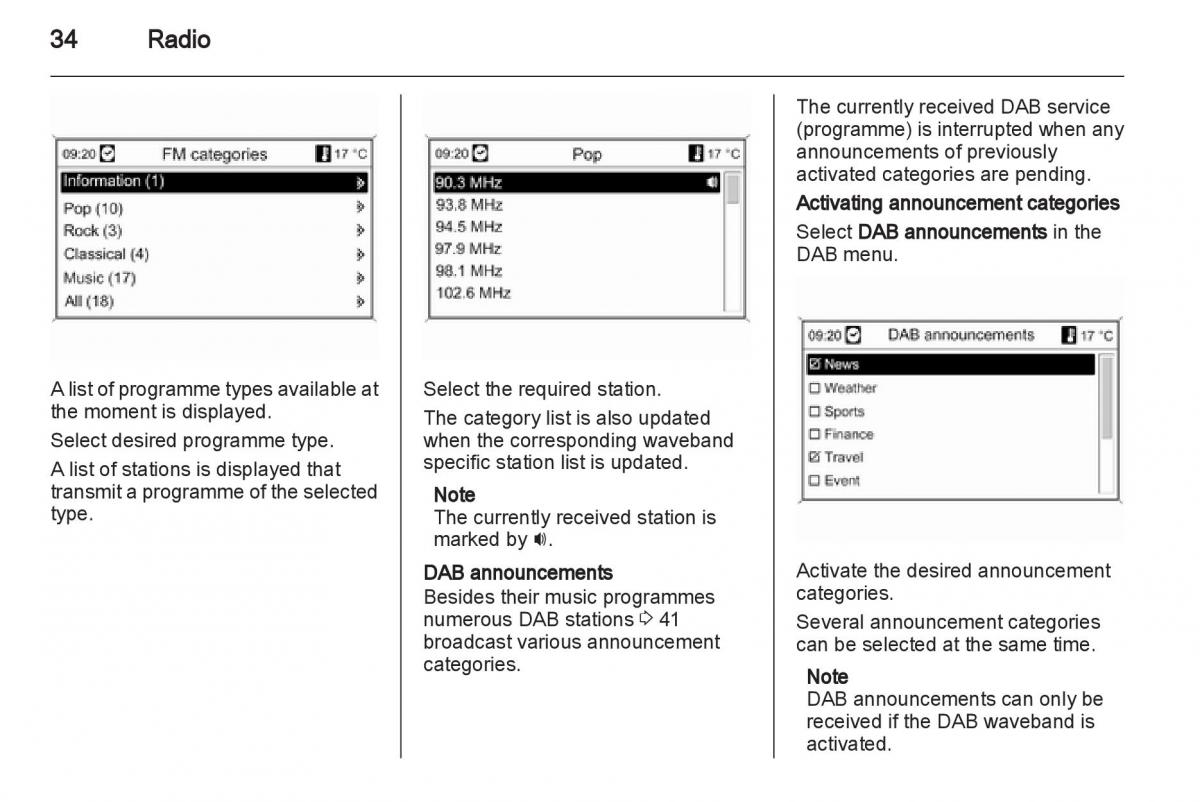 Opel Insignia manual / page 34