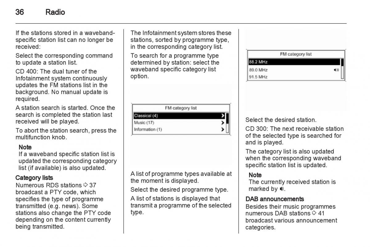 Opel Insignia manual / page 36