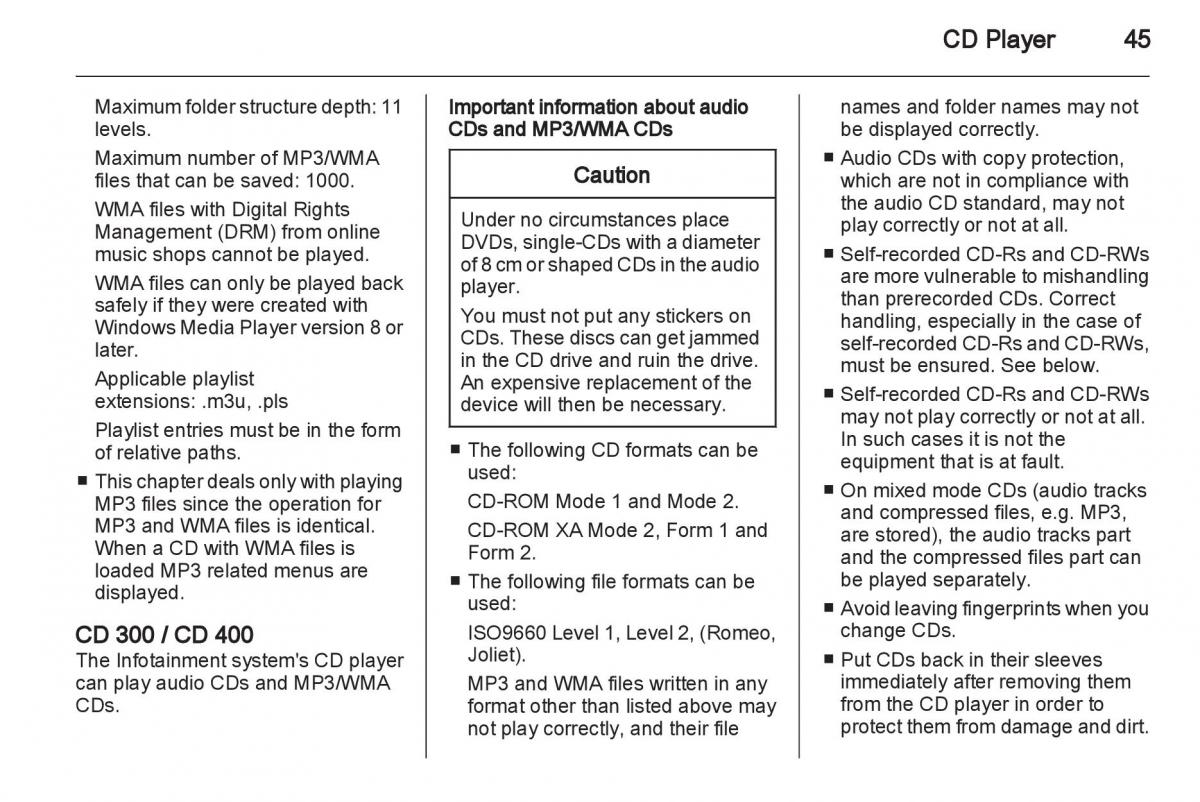 Opel Insignia manual / page 45