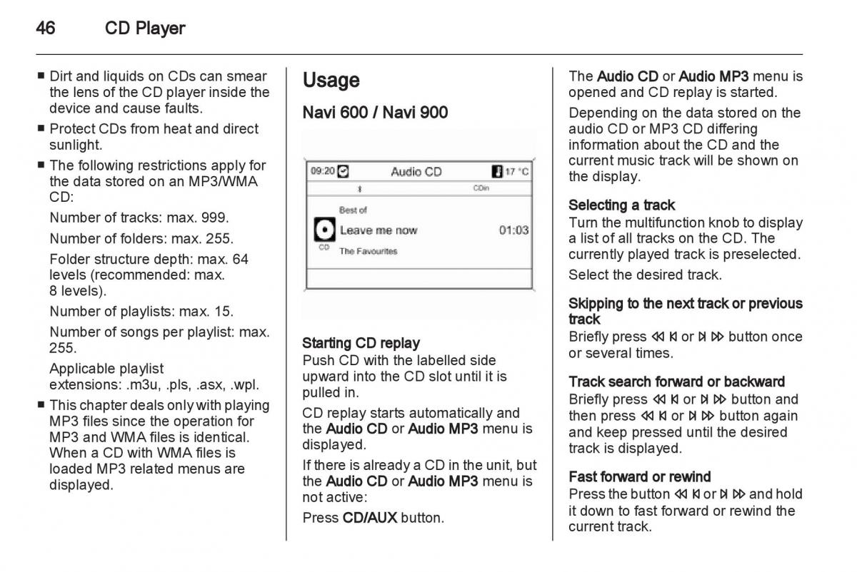 Opel Insignia manual / page 46