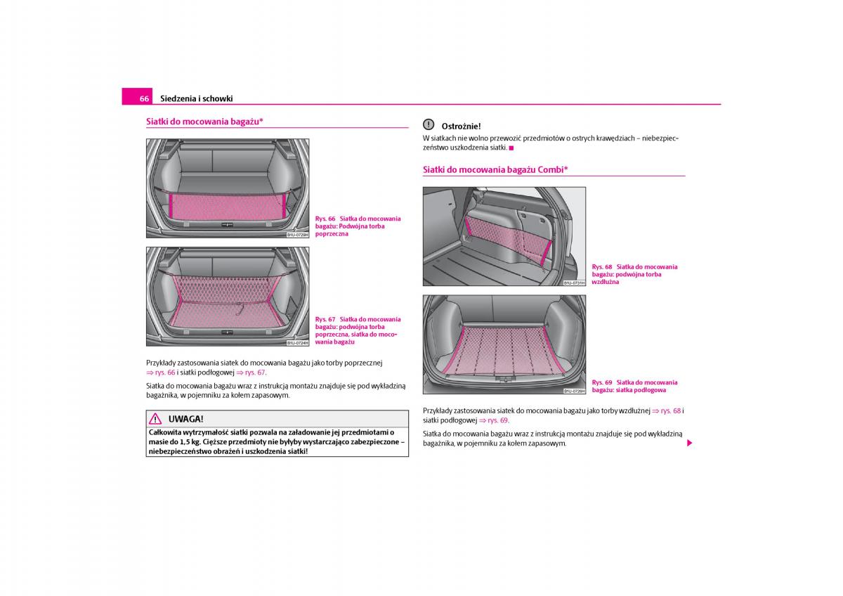 Skoda Octavia I instrukcja obslugi / page 67