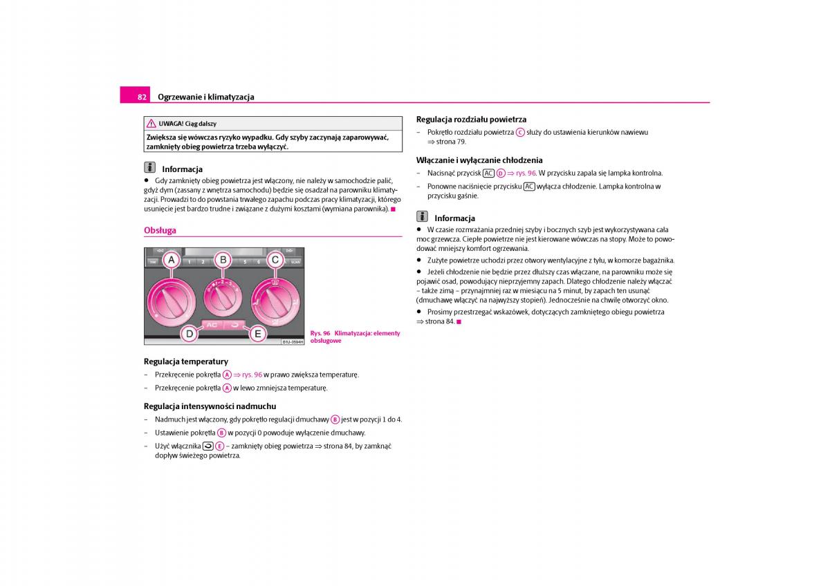 Skoda Octavia I instrukcja obslugi / page 83