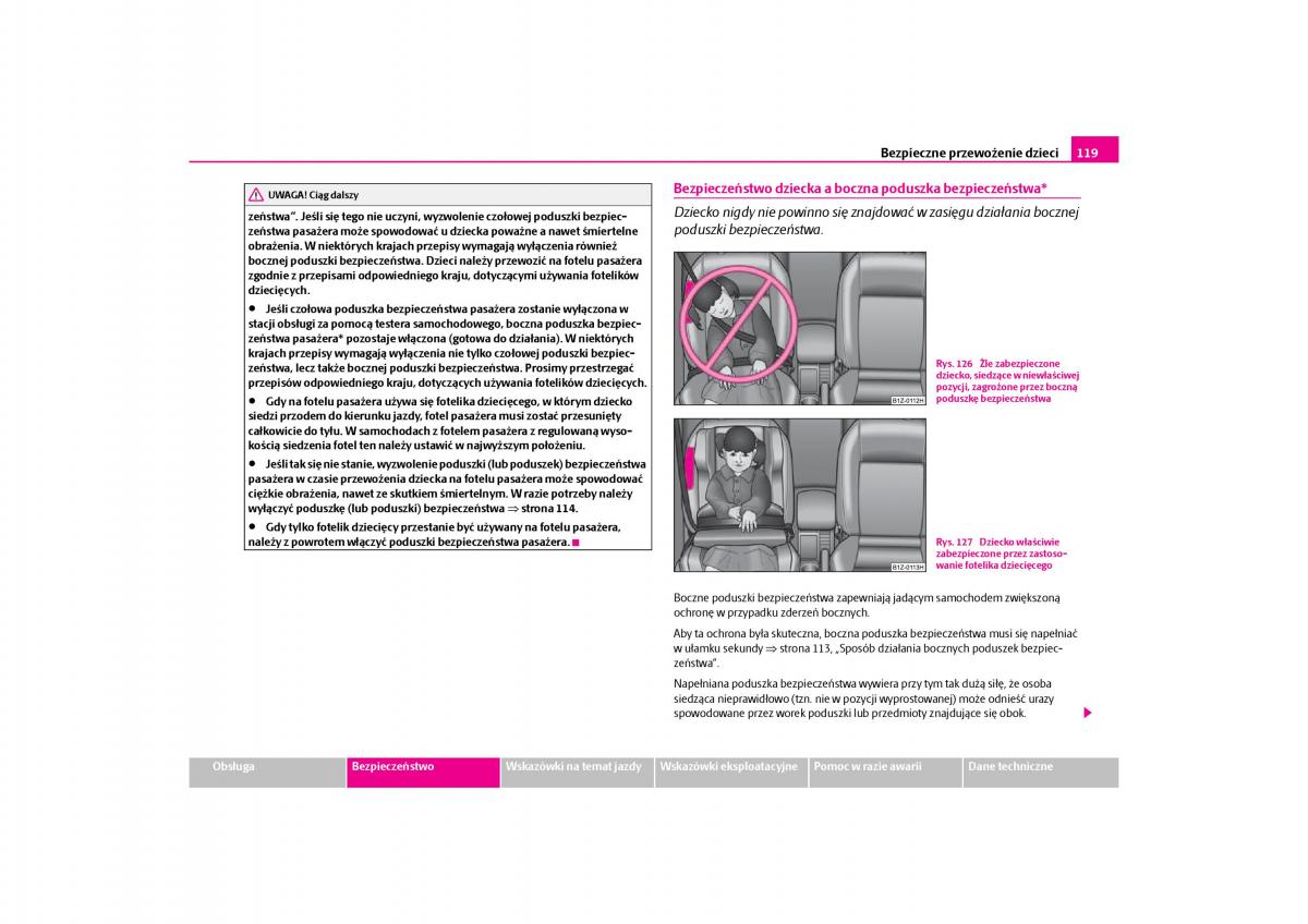 Skoda Octavia I instrukcja obslugi / page 120