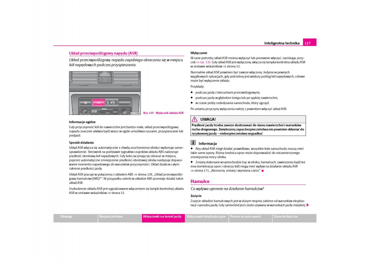 Skoda Octavia I instrukcja obslugi / page 128