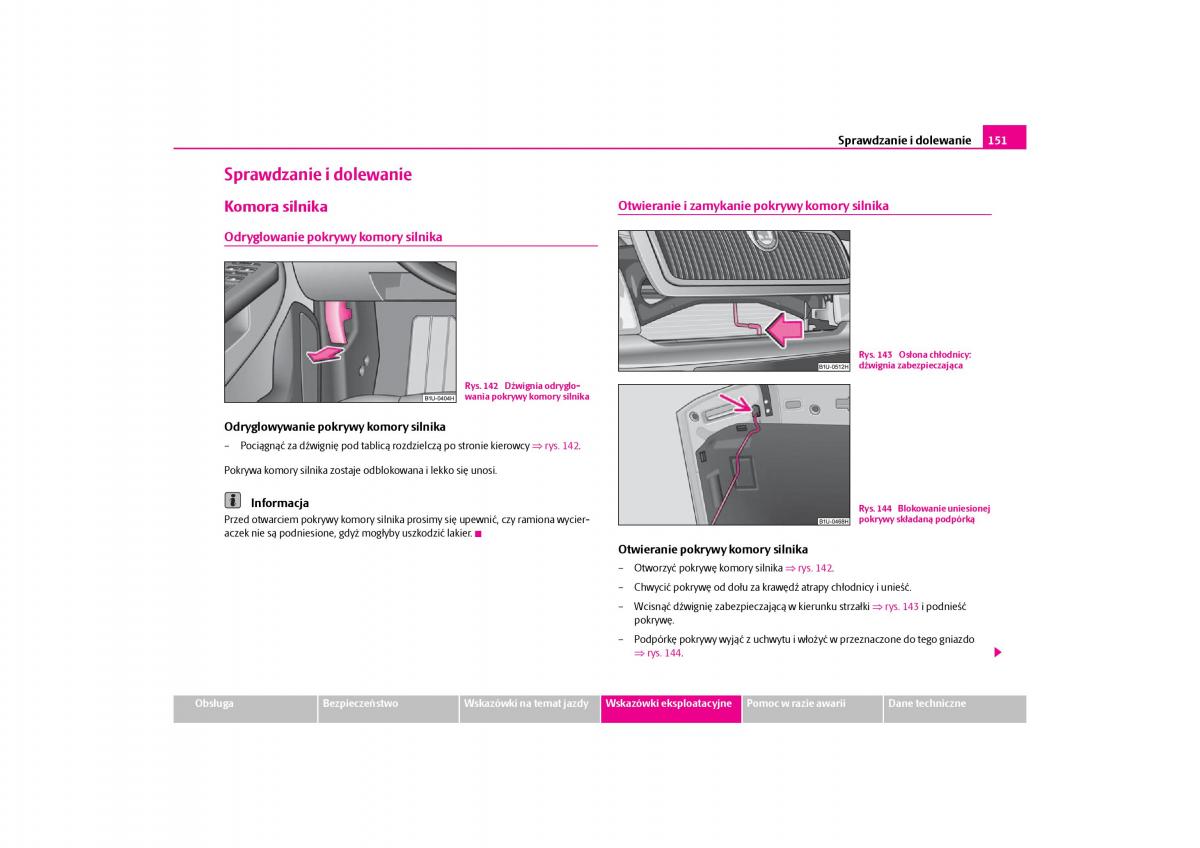 Skoda Octavia I instrukcja obslugi / page 152