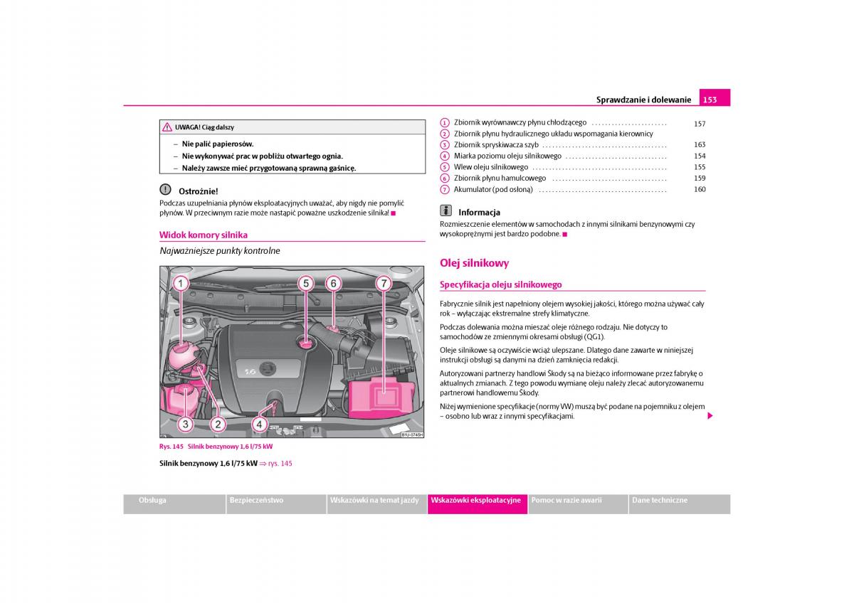 Skoda Octavia I instrukcja obslugi / page 154