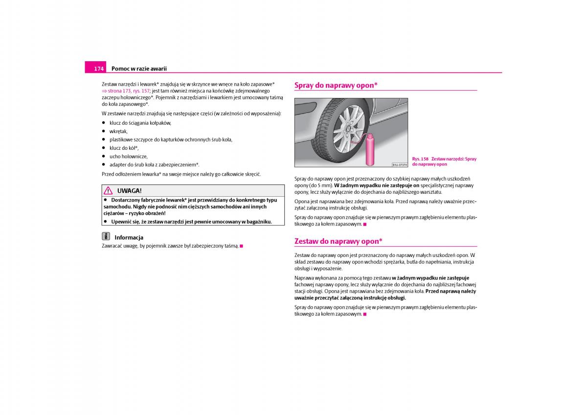 Skoda Octavia I instrukcja obslugi / page 175