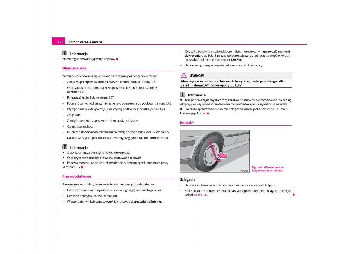 Skoda Octavia I instrukcja obslugi / page 177