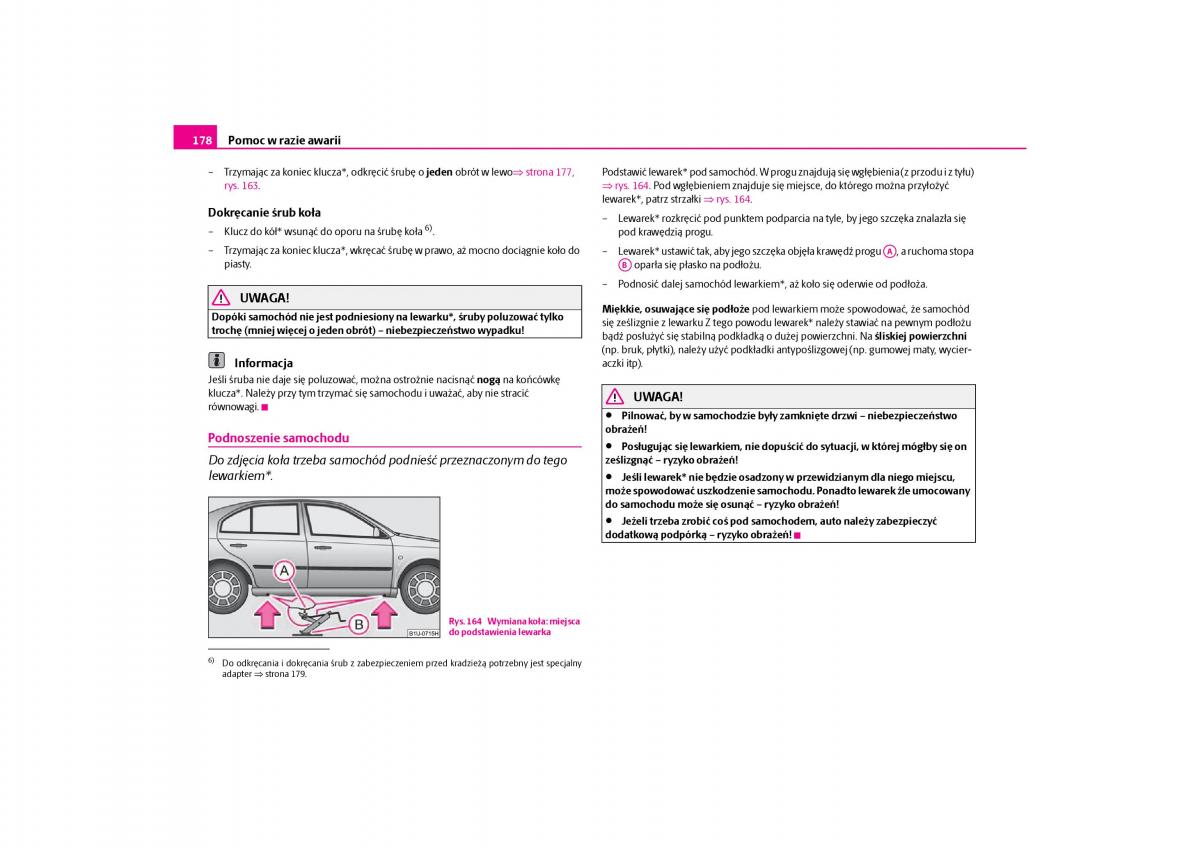 Skoda Octavia I instrukcja obslugi / page 179