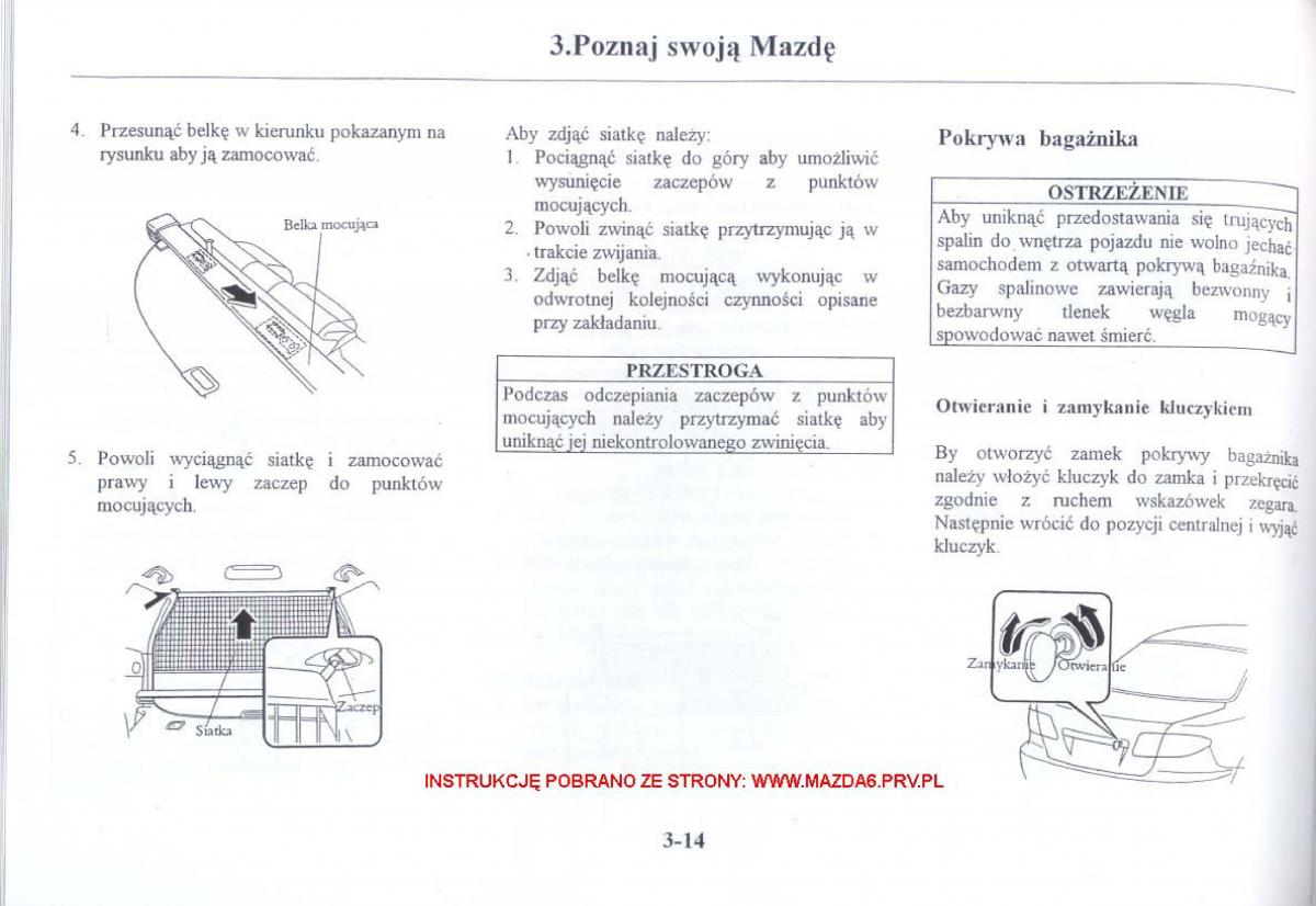 Mazda 6 I instrukcja obslugi / page 61