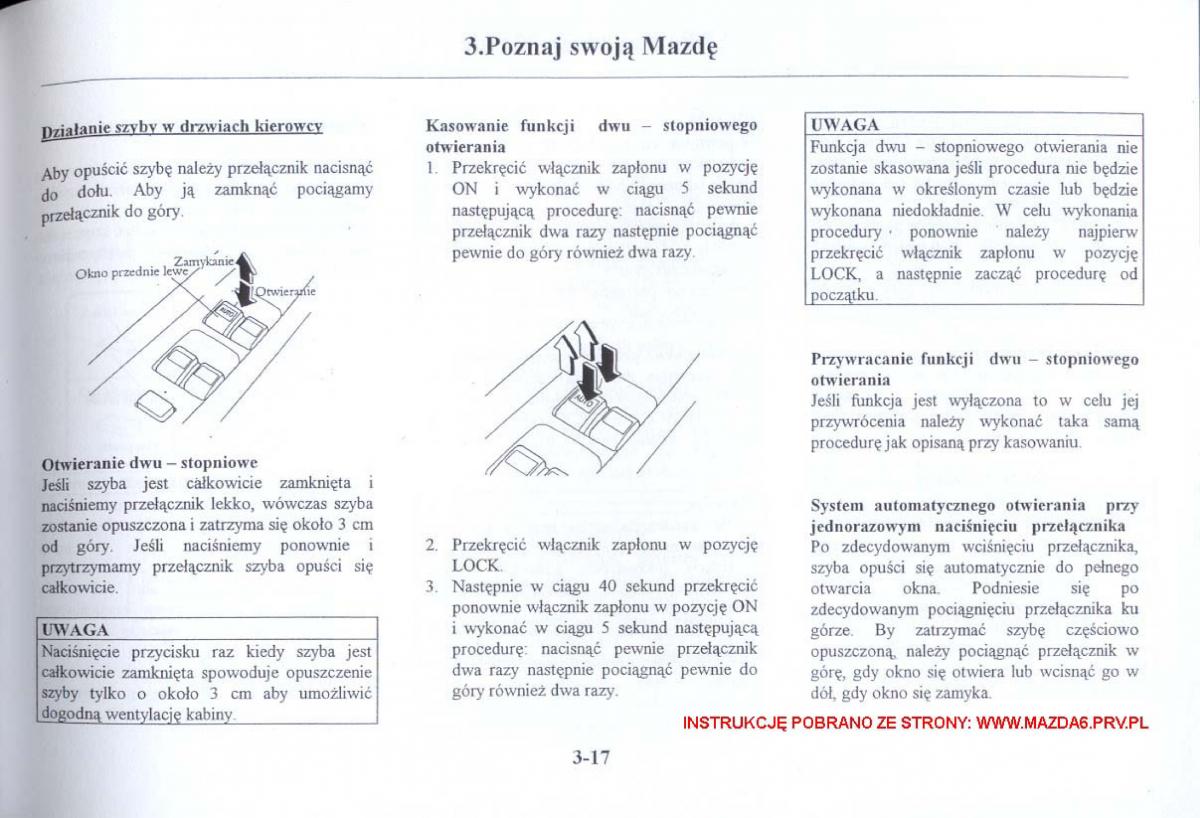 Mazda 6 I instrukcja obslugi / page 64