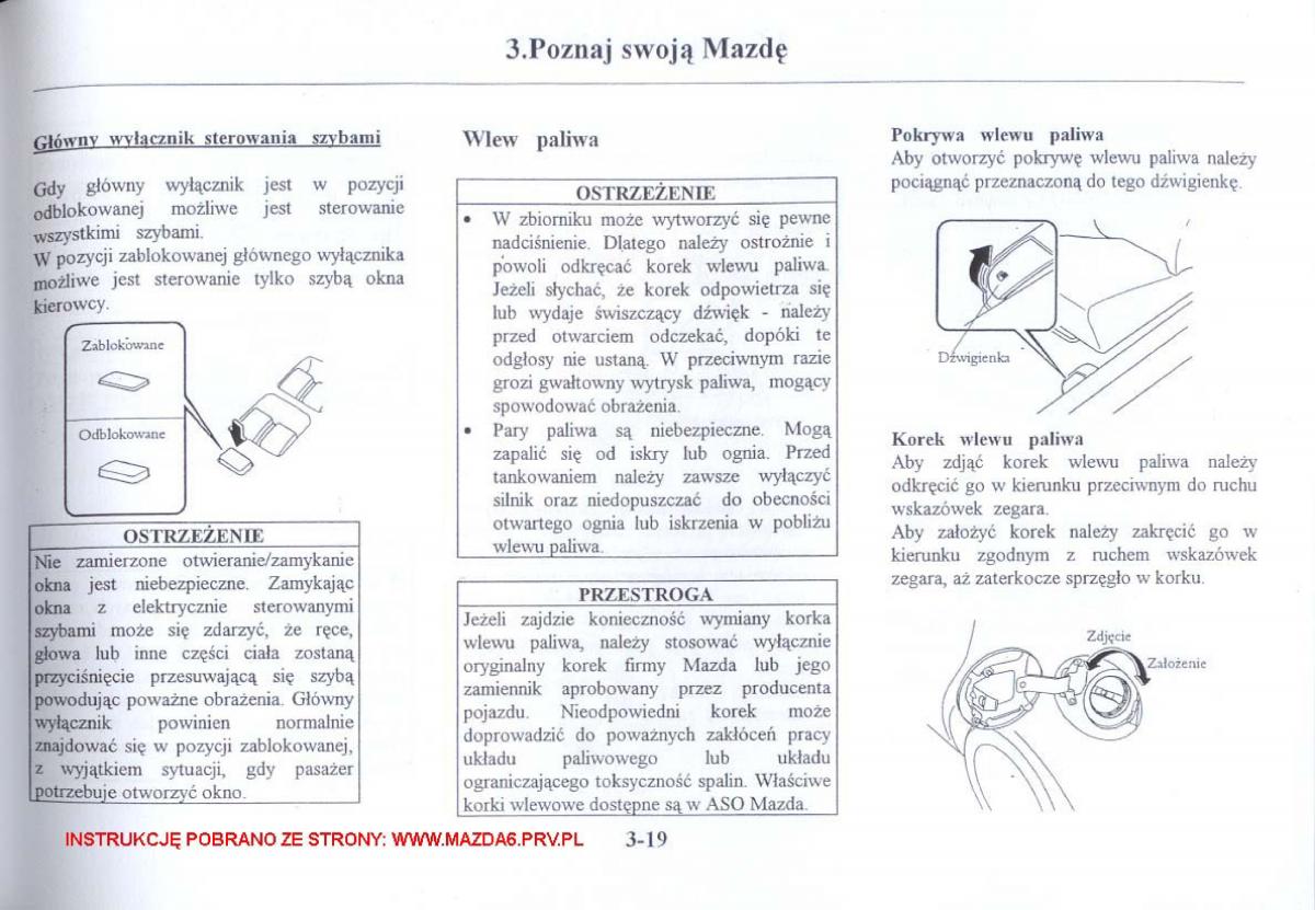 Mazda 6 I instrukcja obslugi / page 66