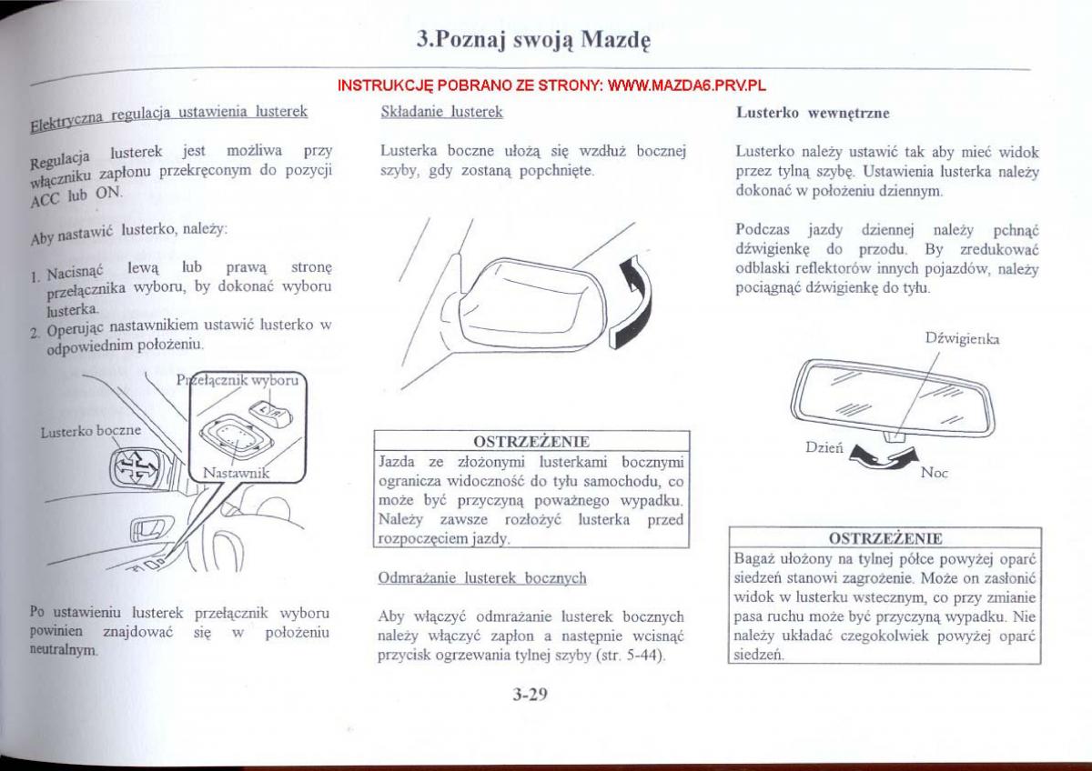 Mazda 6 I instrukcja obslugi / page 76