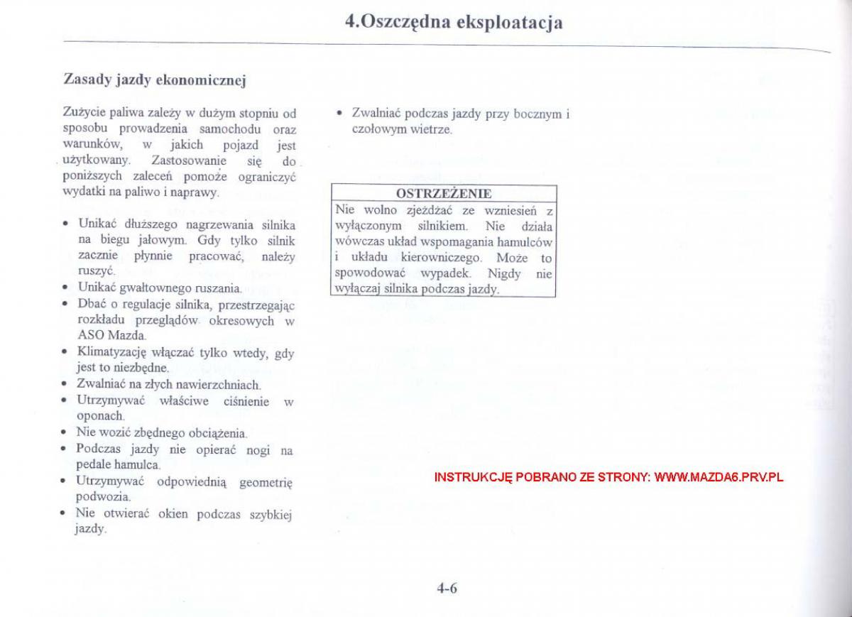 Mazda 6 I instrukcja obslugi / page 82