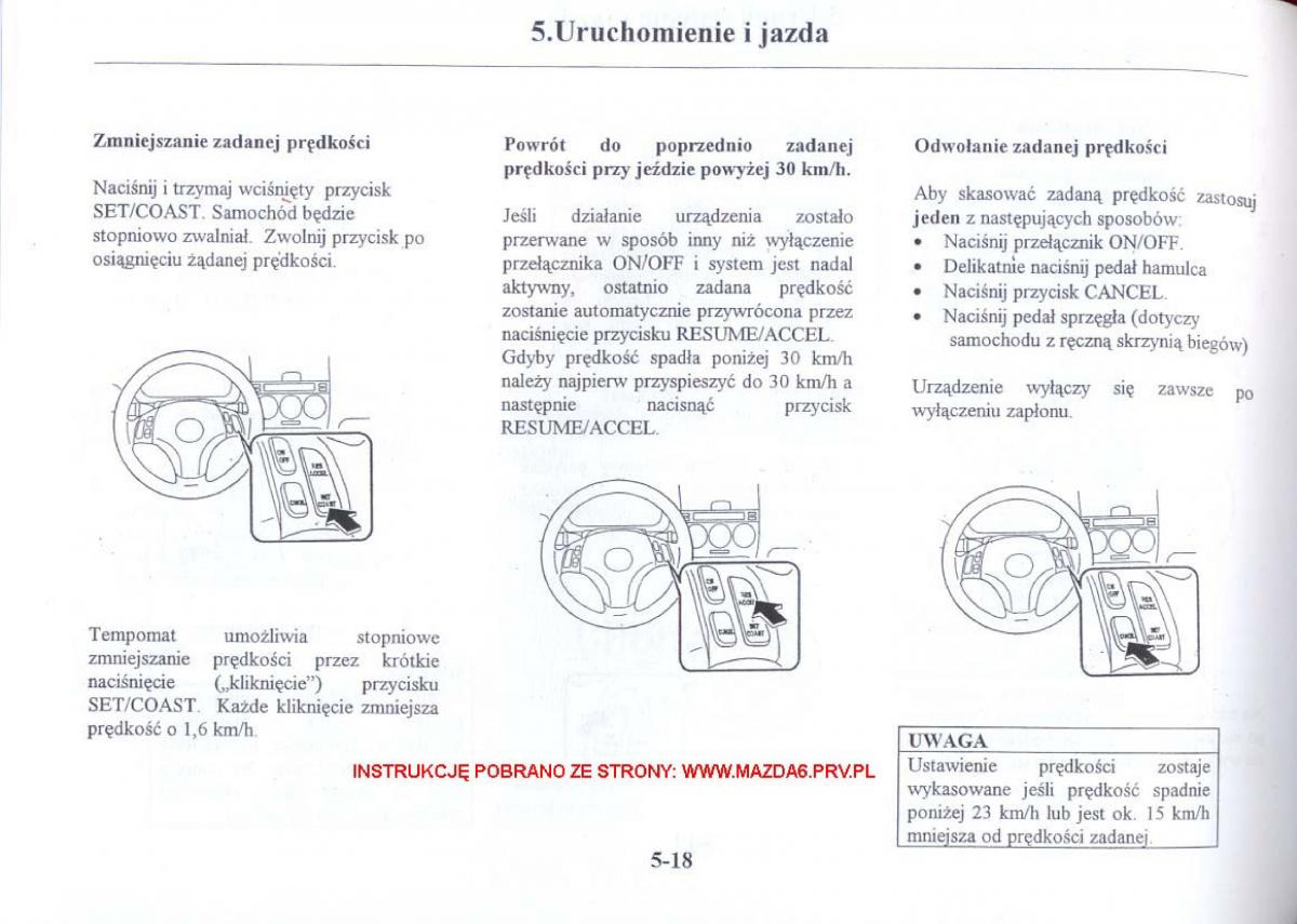 Mazda 6 I instrukcja obslugi / page 111