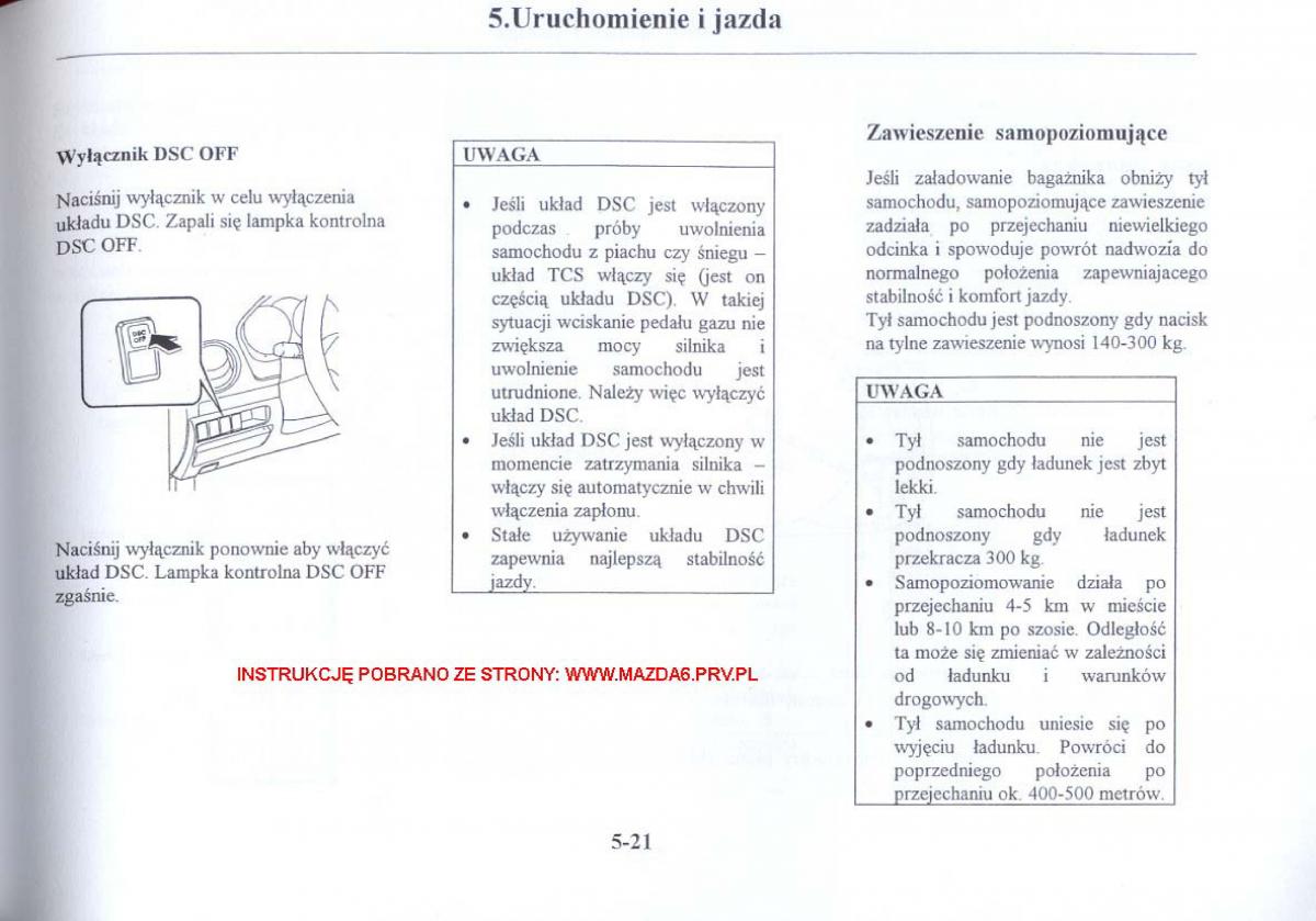 Mazda 6 I instrukcja obslugi / page 114