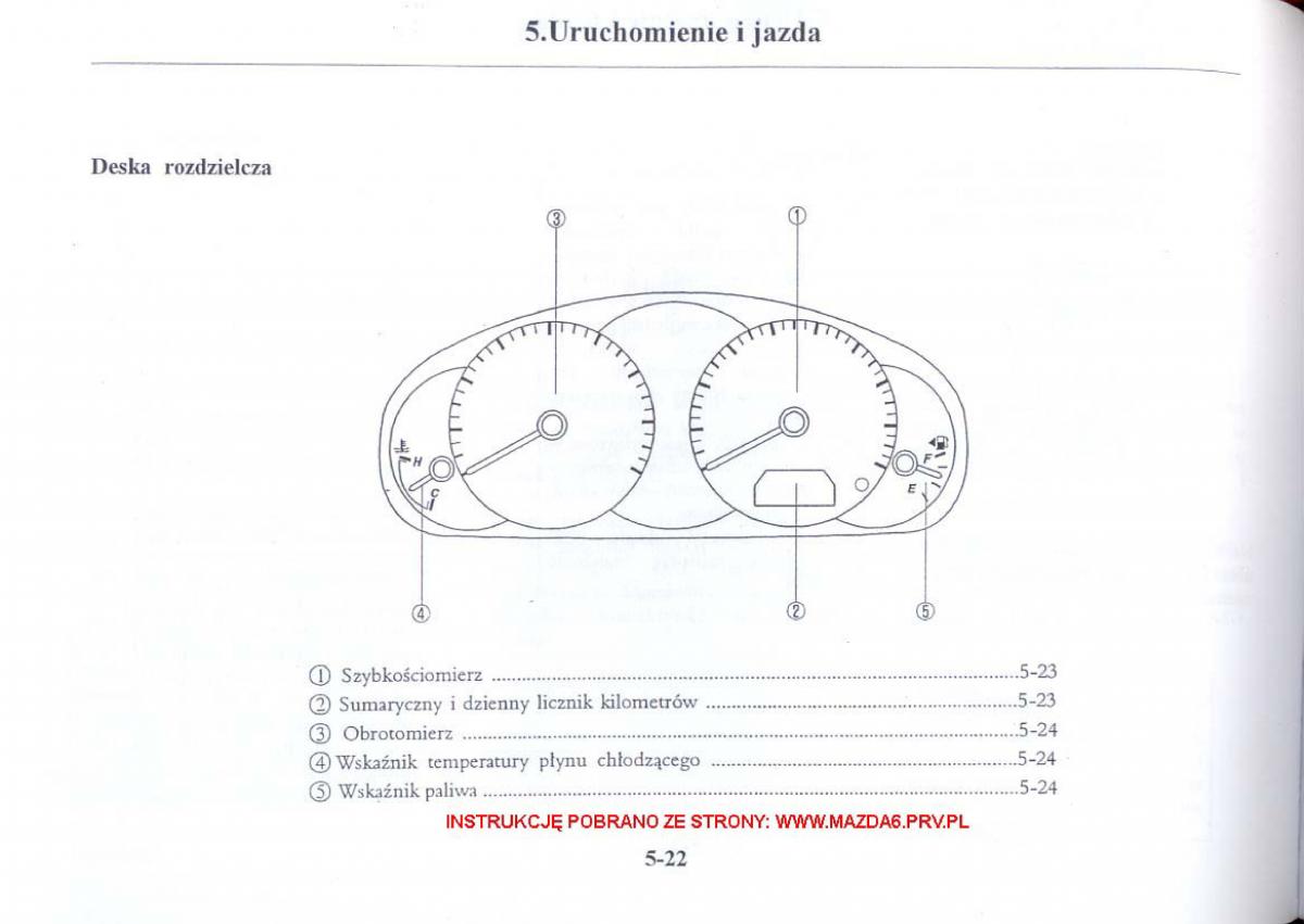 Mazda 6 I instrukcja obslugi / page 115