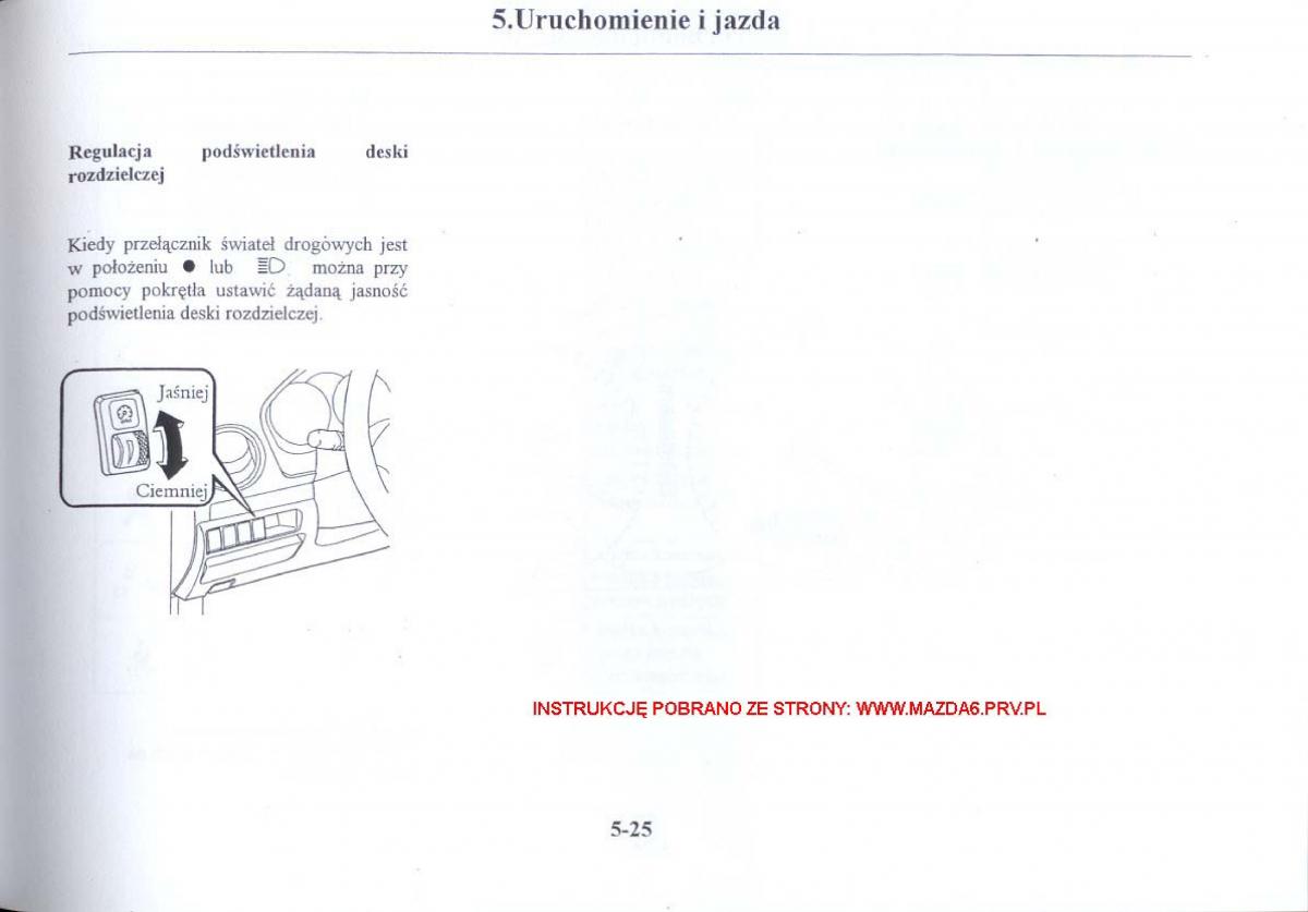 Mazda 6 I instrukcja obslugi / page 118