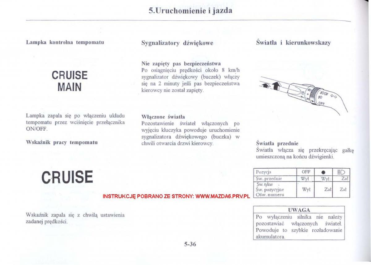 Mazda 6 I instrukcja obslugi / page 129