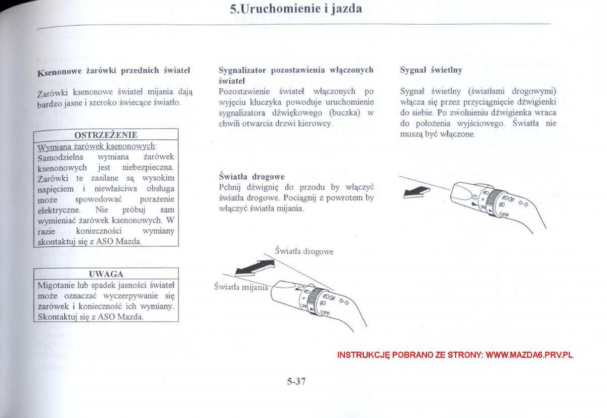 Mazda 6 I instrukcja obslugi / page 130