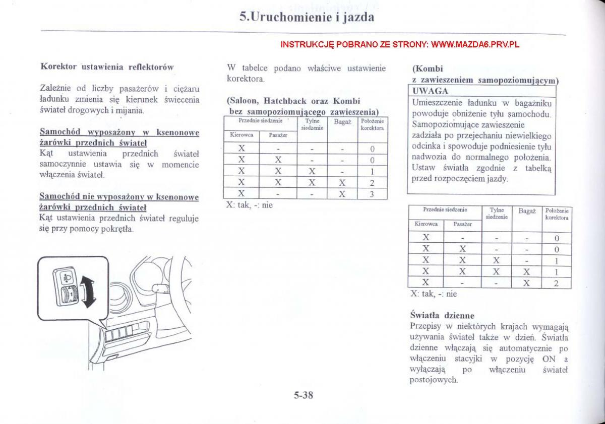 Mazda 6 I instrukcja obslugi / page 131