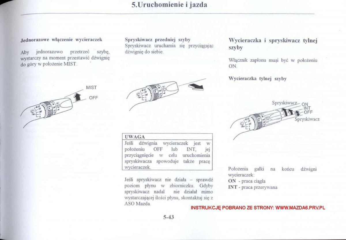 Mazda 6 I instrukcja obslugi / page 136