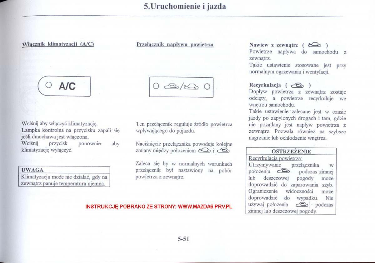 Mazda 6 I instrukcja obslugi / page 144