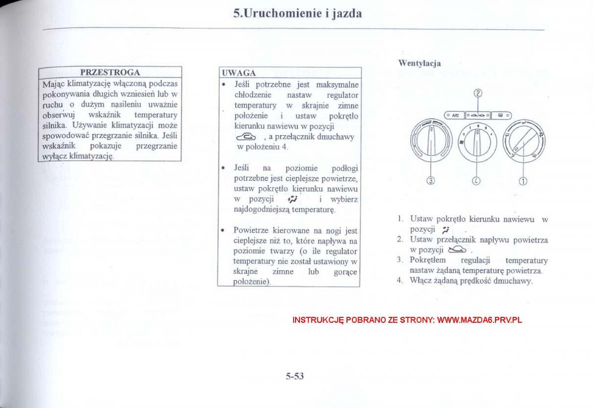 Mazda 6 I instrukcja obslugi / page 146