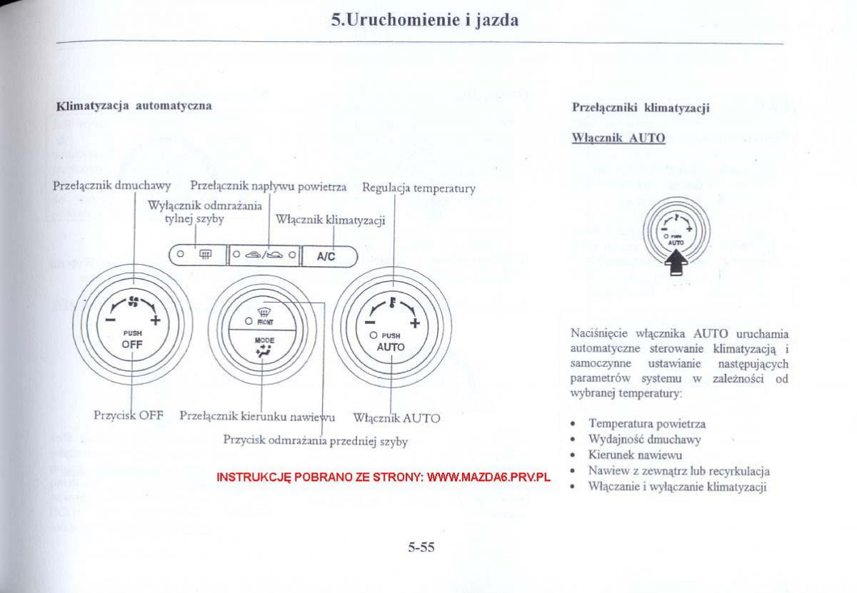 Mazda 6 I instrukcja obslugi / page 148