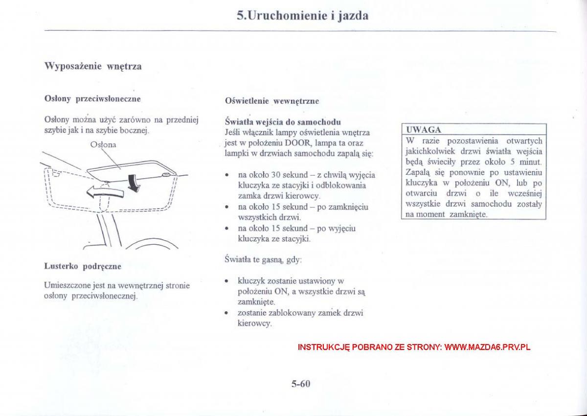 Mazda 6 I instrukcja obslugi / page 153