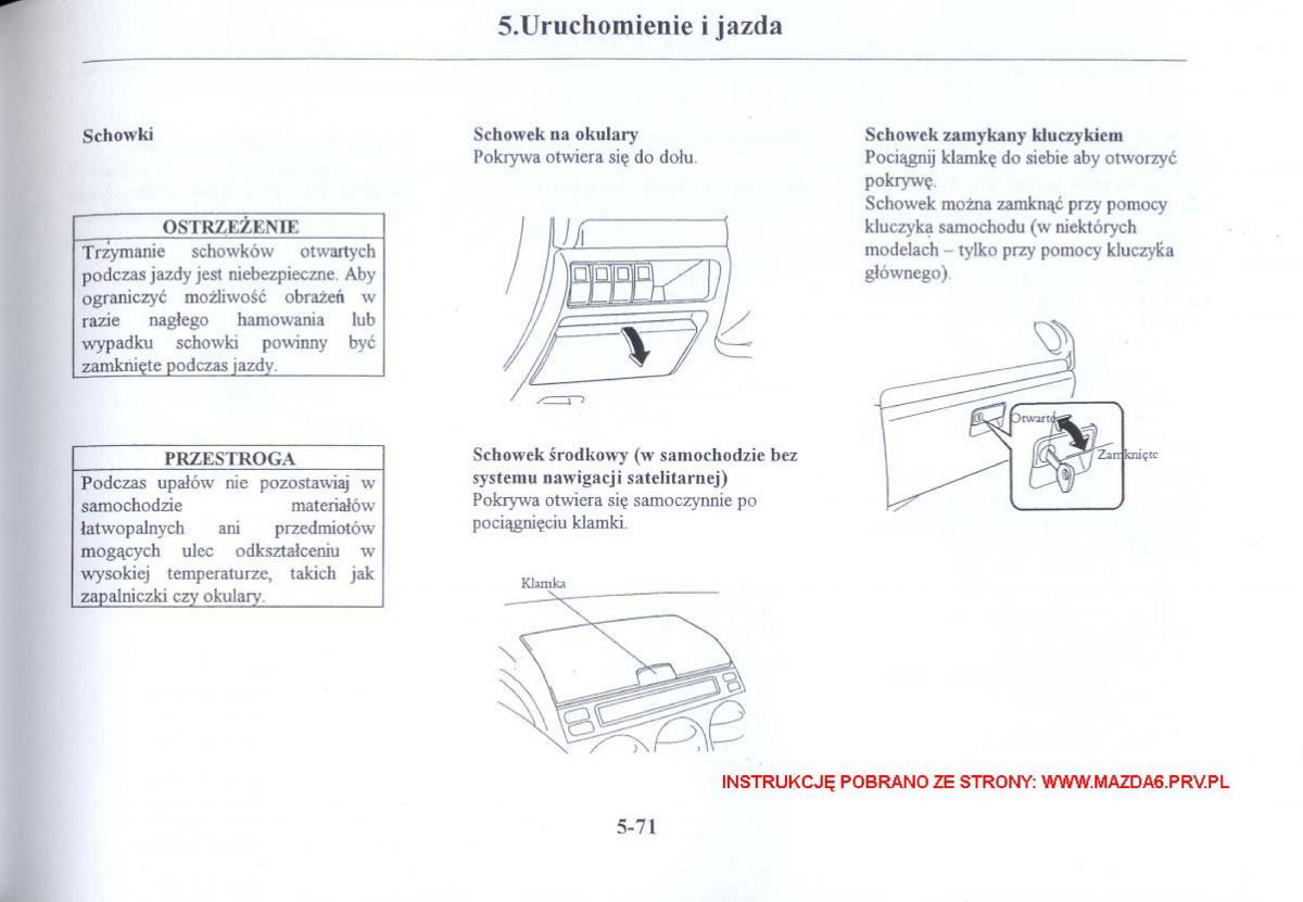 Mazda 6 I instrukcja obslugi / page 164