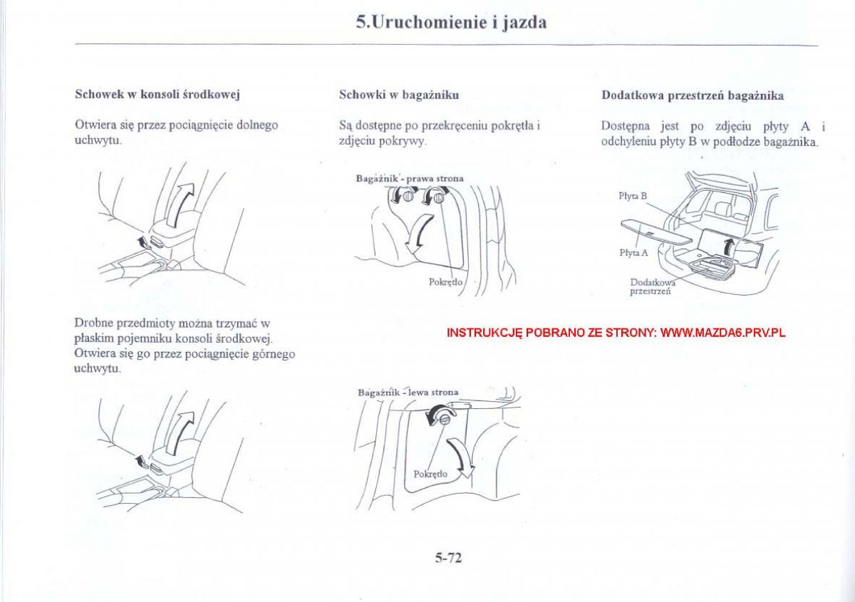 Mazda 6 I instrukcja obslugi / page 165