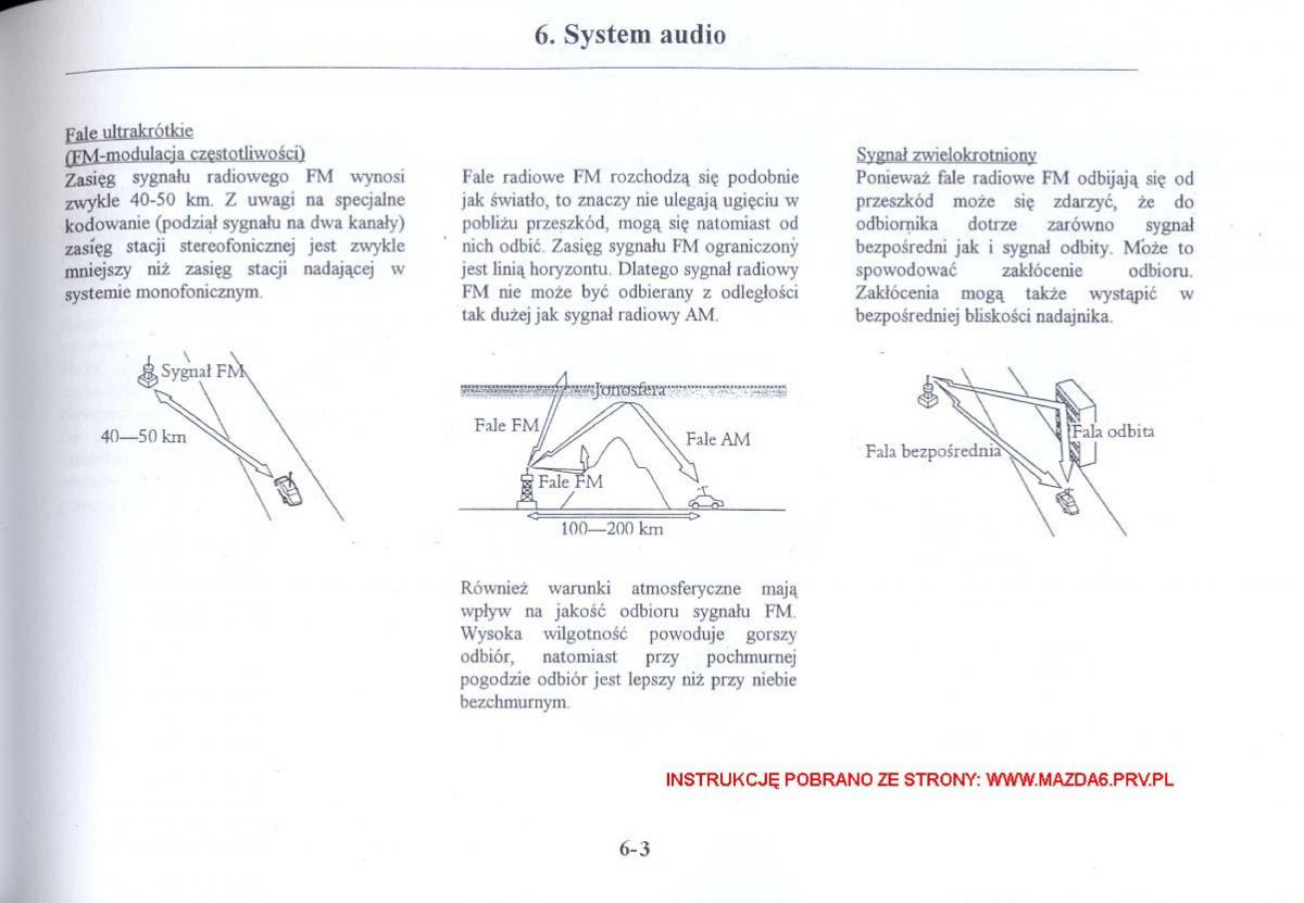 Mazda 6 I instrukcja obslugi / page 168