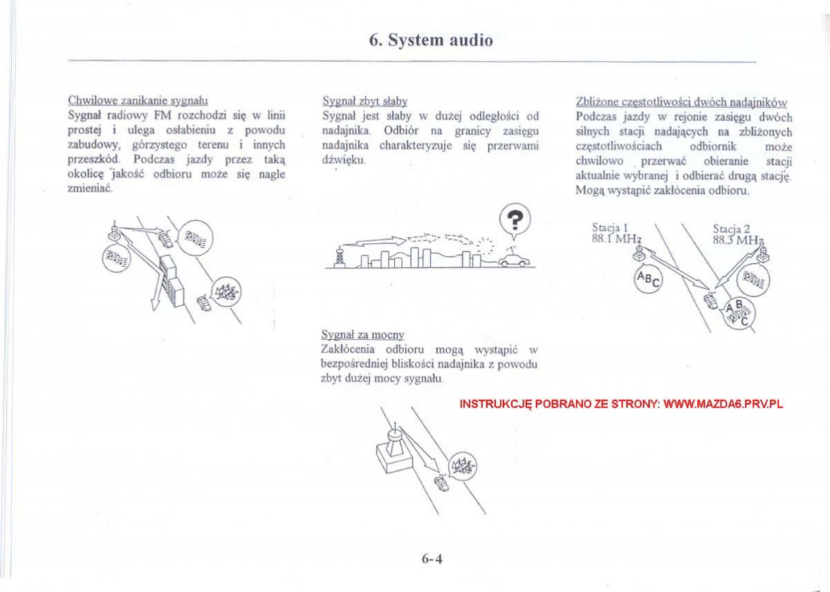 Mazda 6 I instrukcja obslugi / page 169