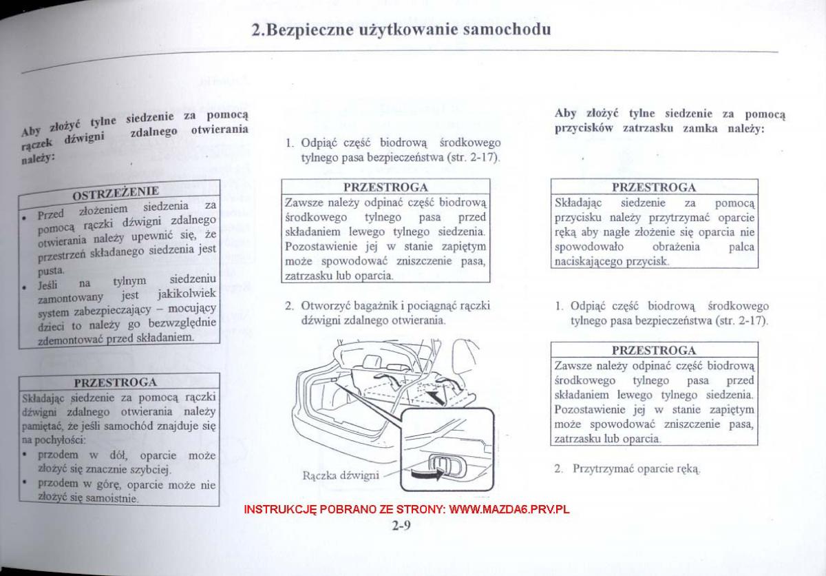 manual  Mazda 6 I instrukcja / page 18