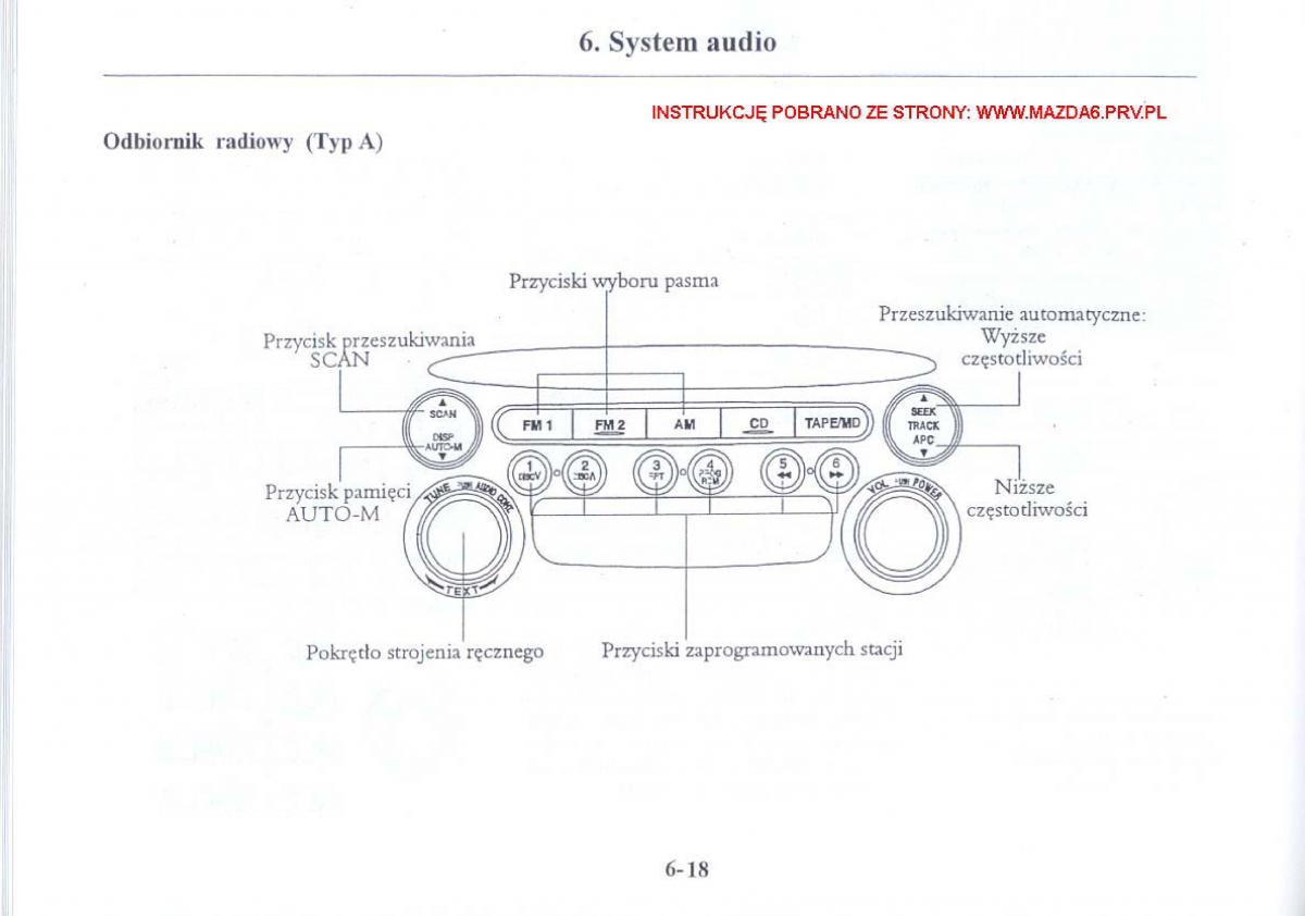 Mazda 6 I instrukcja obslugi / page 183