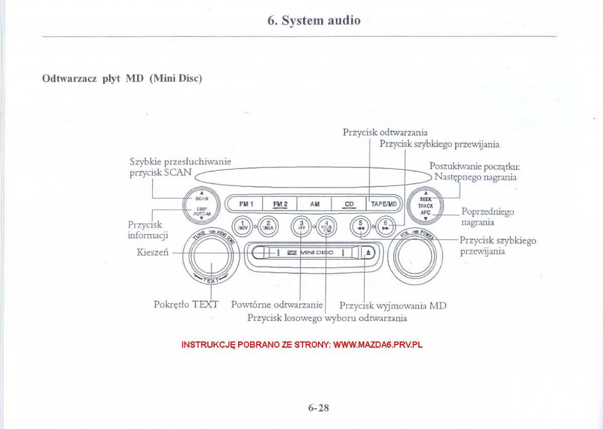 Mazda 6 I instrukcja obslugi / page 193