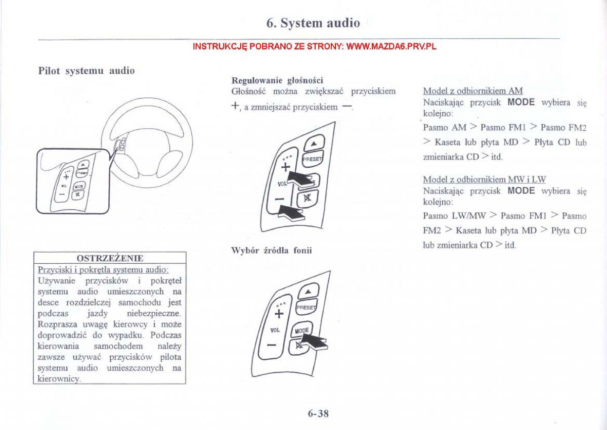 Mazda 6 I instrukcja obslugi / page 203