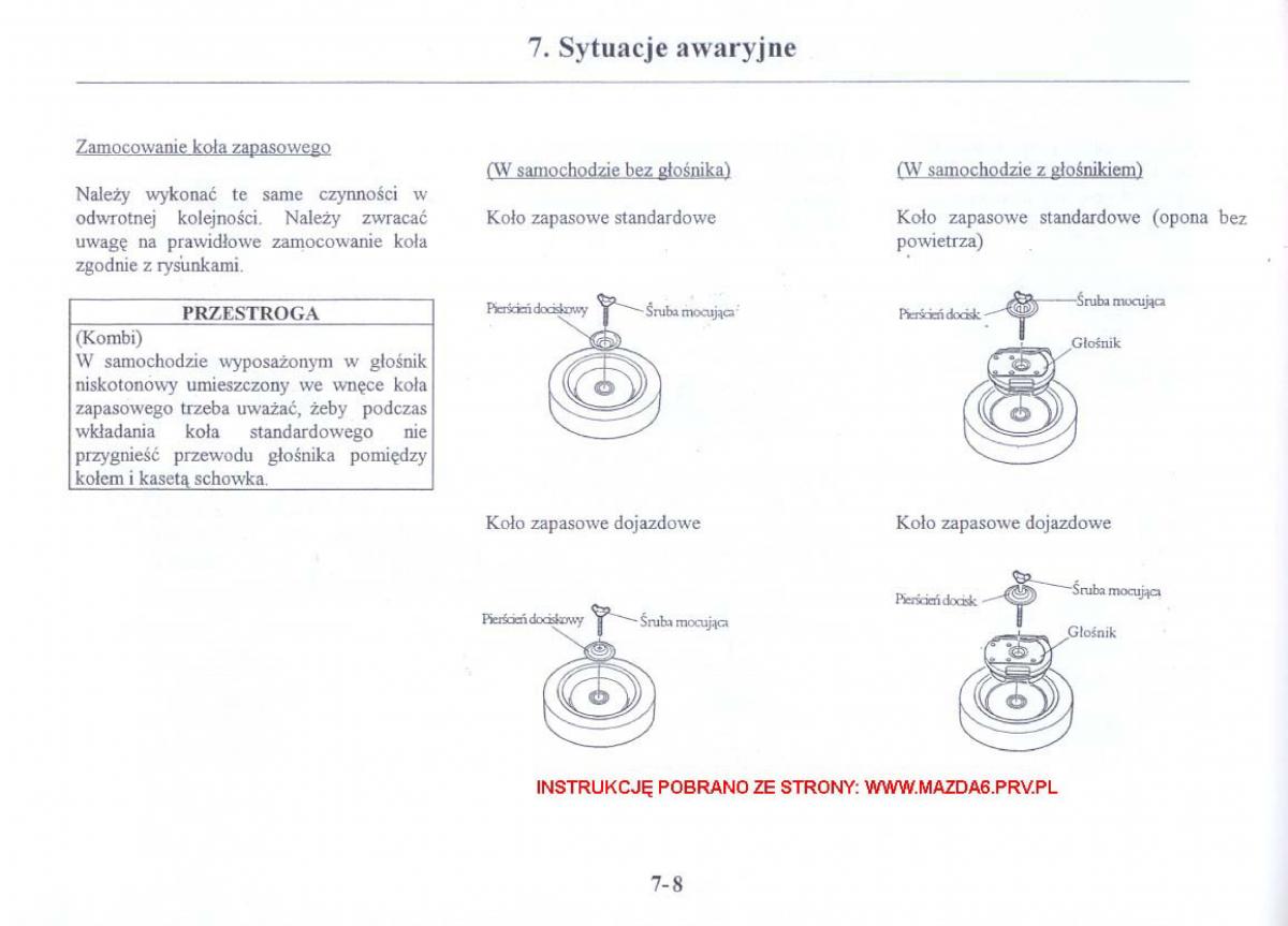 Mazda 6 I instrukcja obslugi / page 212