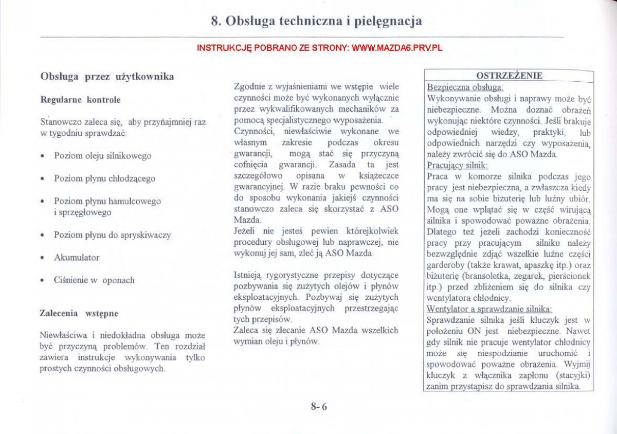 Mazda 6 I instrukcja obslugi / page 229