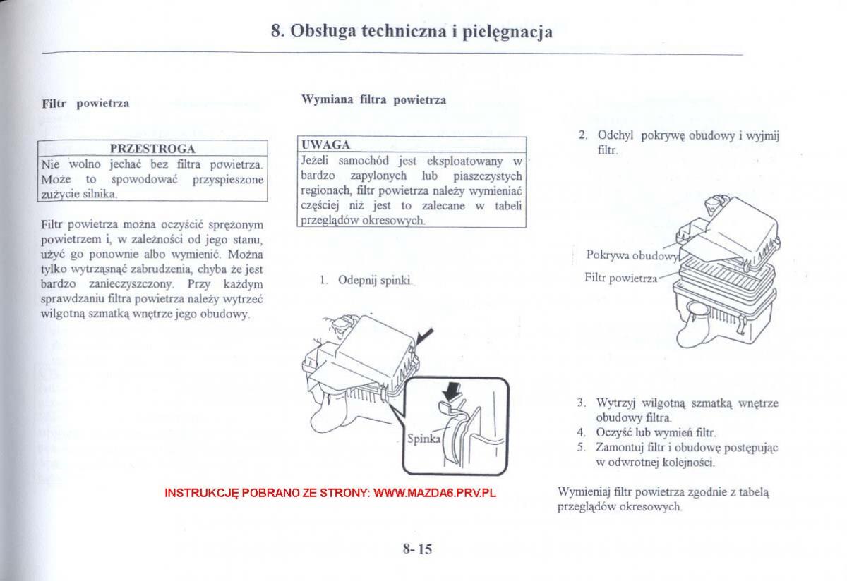 Mazda 6 I instrukcja obslugi / page 238