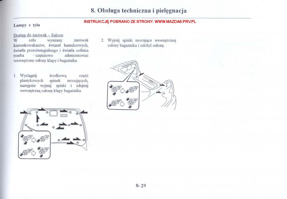 Mazda 6 I instrukcja obslugi / page 252